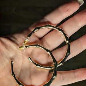 Elegant Gold Hoop Earrings